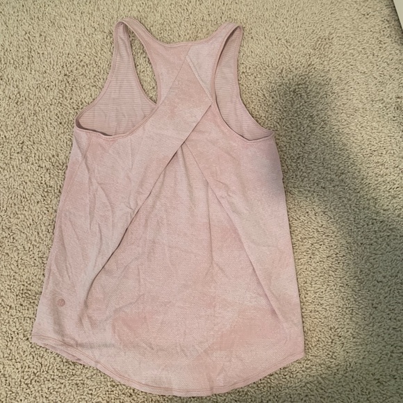 lululemon athletica Tops Lululemon Light Pink Tank Top Poshmark